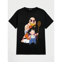 Son Goku Dragon Ball Anime Men Women Summer T-shirt Harajuku Retro Short Sleeves Loose Oversized Casual Comfortable Y2k Top S