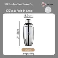 ZISIZ 304 Stainless Steel Protein Shaker