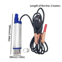 12V 24V Elektrinis automobilio siurblys 35L/min Panardinamas siurblys Vandens perkėlimo Siurblys Transporto priemonės 12V mėlyna