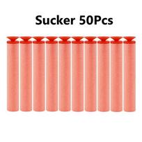 50/100pcs 7.2cm For Soft Bullets Darts Round Head Refill Sponge Darts Children Toy Gun Accessories Bullet for Blasters