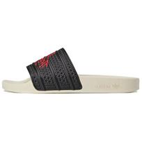 Adilette 100 Thieves x Adilette Adidas Originals Šlepetės 'Juoda Raudona' JR9152 38 black