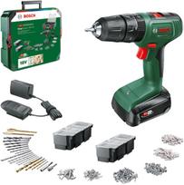 Smūginis suktuvas-gręžtuvas Bosch EasyImpact 18V-40; 18 V; 1x1,5 Ah akum. + priedai (pažeista pakuotė)