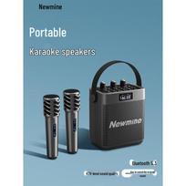 Newmine K519 Portable Bluetooth KTV Speaker with Dual Microphones (CN version)
