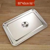304 Stainless Steel Rectangular Buffet Food Pan with Lid
