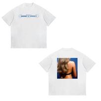 Sabrina Carpenter Concert Printed TShirt Fashion Y2k Shortsleeved Street Casual Loose Tops Vintage Hip Pop Clothing Unisex S