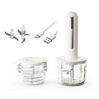 Powerful Motor Electric Meat Grinder Plastic Baby Food Processor  Kitchen balta