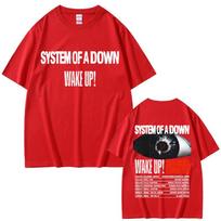 Rock Band System of A Down Wake Up South America Stadium Tour 2025 Tshirt Alternative Metal Merch Tshirt Unisex Oversized T Shirts S