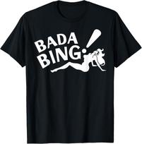 Vintage Funny Bada Sarcastic Bing Retro Sexy Girl Bada Bam T-Shirt S įvairiaspalvis