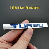 Turbo Emblem Sport Fender & Rear Car Sticker TURBO Emblem