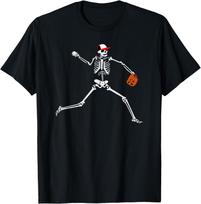 Baseball Skeleton Halloween Baseball Pitcher T Shirt Men S įvairiaspalvis