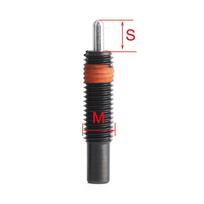 2pcs Bolts Spring Plunger, Automation Components,Spring Plungers, Hexagon Lock Spring Screw and Pin,Long Stroke Plunger JS-M4-2