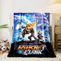 A heroic duo stands against a cosmic backdrop with varied characters. for all seasons blanket lunch break throw gift 80cm x 120cm