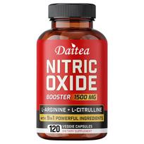Nitric Oxide Dietary Supplement, With L-Citrulline, L-Taurine, 120 Capsules Per Bottle 120 Capsules