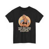 Coldplay Cam Couple - Funny Cartoon Graphic Gildan Cotton Tee S