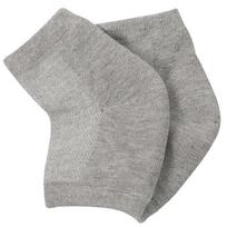 Cracked Heel Socks with Moisture Lock Gel Heel, Toeless Breathable Reusable Heel Protectors