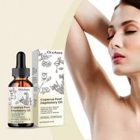 Cyperus Rotundus Oil for Hair Removal, 60ml Raw Cyperus Oil, Reducing Body Hair Growth, Smooth Skin, Moisturizing & Soothing