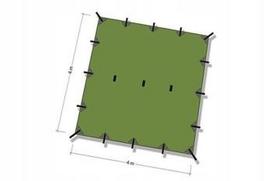 Tarp 4X4 Dd Hammocks - Forest Green