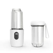Mini licuadora portátil recargable por USB, extractor de jugos eléctrico para viajes y hogar
