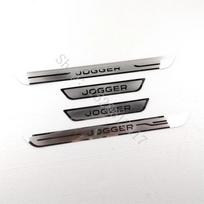 for Dacia Jogger 2018 2019-2023 Car-styling Stainless Steel Scuff Plate/Door Sill Door Sill Scuff Plate Welcome Pedal sidabras