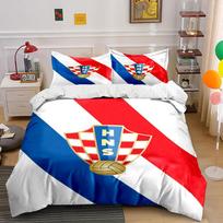 Checkerboard crest with stripes. Bedding sets Duvet cover sets Duvet covers Pillowcases(1 * Duvet Cover 2 * Pillowcases without duvet insert) 135x200cm