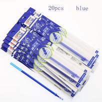 Magic Erasable Gel Pen 0.5mm Refill Dark Blue Black Blue Red Ink Children Student Stationery Gift School Office Supplies 20pcs