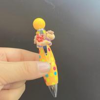 Creative Plastic Pony Pen Press Mechanism Cartoon Ballpoint Pen Pony Shape Gel Pen Student Use