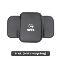 Center Console Arm Rest Protector Leather Car Armrest Box Pad Storage Pocket For Opel Corsa D Astra Insignia Mokka Adam Combo OP