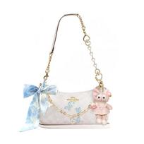 COACH shoulder bag [Customized bag] Teri 25 brand micro-label detachable strap bow silk scarf extension chain printed Yifengmian basic model balta