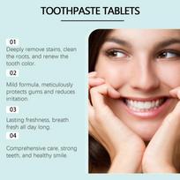 Oralhoe Solid Toothpaste Tablets For Deep Cleaning Of Teeth, Oral Care, Yellow And Dirt Cleaning, Portable Toothpaste Tablets one size