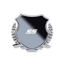 Custom Zinc Alloy Car Fender Emblem Metal Side Window Badge For Chevrolet Ss Logo Exterior Modification Decor Auto Accessories