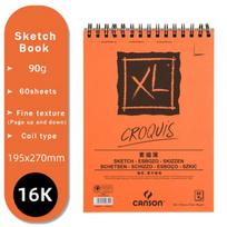 CANSON Art Painting Book 16K/8K/A4/A3 for Sketch/Marker/Acrylic/Watercolor/Pencil/Toner Stick Book Kraft Paper Book XL Series