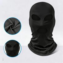 Balaclava Hood Face Mask Windproof Motorcycle Helmet Bandana Neck Warmer juoda