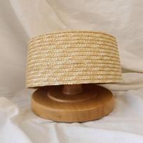 Natural Wheat Straw Hand-woven Berets for Women Retro High-quality Detailed Catwalk Concave Shape Simple Straw Woven Painter Hat 55-58cm