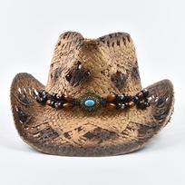 Panama Soft Handmade Cowboy Straw Hat Summer Men Women Hollowing Out Beach Hats Outdoor Travel Sun Protection Hat One Size chaki