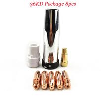 36KD degiklio pistoleto eksploatacinės medžiagos dujų purkštukų antgaliai laikiklio antgaliai dujų difuzorius 0.8mm