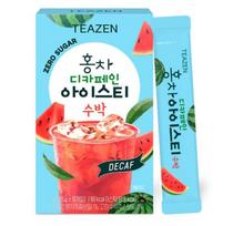 Teazen Decaf Black Tea Zero Sugar Watermelon Iced Tea 1 box (10ea)