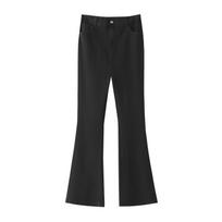 Plus-size Women's High-waisted Retro Stretch Jeans for Spring and Autumn, Versatile Flared Pants 2XL juoda