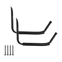 Kayak Rack, Garage Indoor Canoe Bike Rack juoda