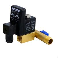 110V Brass Drain Valve for Air Compressor with Auto Timing Feature Style B