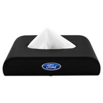 1 vnt. Automobilio servetėlių dėžutės laikiklis Porankių dėžutės laikymo dėklas Ford Focus Mk2 Mk3 Fiesta Ranger Mondeo S-MAX Kuga Mustang Automobilio prekės Ford juoda
