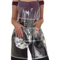 Women TPU Transparent Apron For Barber Chef Kitchen Baking Painting Oil-proof Clear Aprons With Pocket Waterproof United States