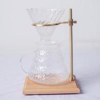 Dripper Stand Tool Rack Filter Holder for Barista Beech