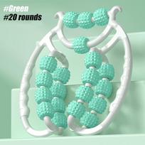 1Pcs Trigger Point Massage Foam Roller Stick For Arms Tennis Elbow Muscle Roller Hard Spiky Massage Ball And 20 Wheel Cellulite