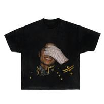 MJ Michael Jackson Pirštinė Dėžutė Vintažiniai Marškinėliai Streetwear Y2K S