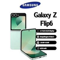 Samsung Galaxy Z Flip 6 išmanusis telefonas palaiko Nano-SIM+eSIM, Visiškai naujas 256GB žalia