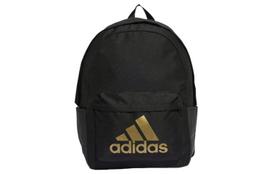 Adidas perdirbto poliesterio kuprinė, įprasta, unisex, juoda/auksinė IL5812