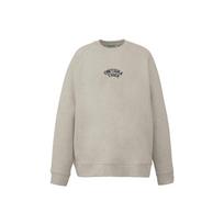 Onitsuka Tiger Sweat Top Raglan Crew Neck Long Sleeve Printed Sweatshirt Unisex tops Flower-Gray Navy-Blue 2183B562_020 S