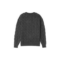 Levis 3D Twisted Flower Comfortable Skin-Friendly Simple Solid Color Versatile Lazy Style Knitted Sweater Unisex Sweater 0058W-0002 L