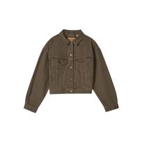 Levis Relaxed American Vintage High Street Trendy Comfortable Workwear Short Jacket Denim Coat Women Jackets A9155-0027 XS