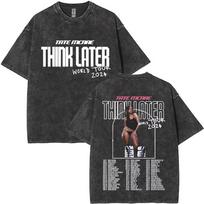 Washed Singer Tate Mcrae Album So Close To What Miss Possessive  World Tour T Shirts Mens Women Fashion Oversized Tshirts M